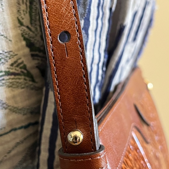 Brahmin Alonna Nutmeg Janeway crossbody bag - Picture 9 of 11